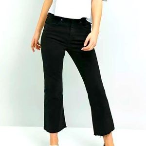 UO BDG High Rise Cropped Flared Jeans Size 25